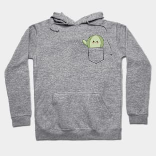 Sweet cactus looking out of pocket Hoodie